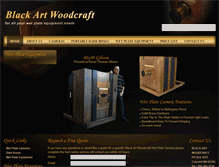 Tablet Screenshot of blackartwoodcraft.com